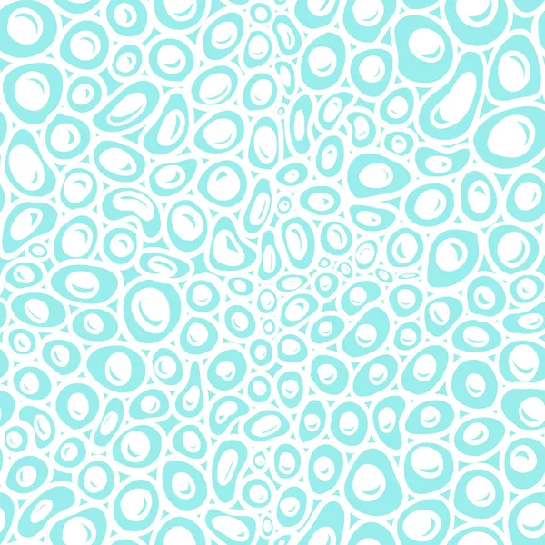 Abstract seamless blue bubble pattern — Stock Vector