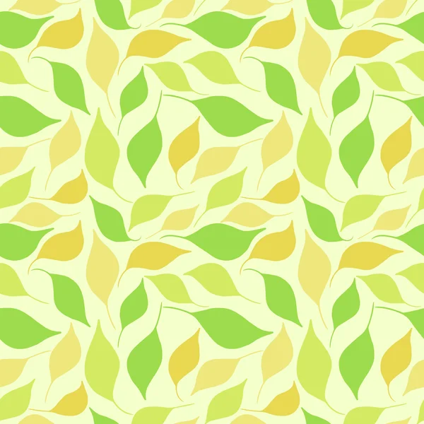 Seamless pattern with leaves — Stock Vector