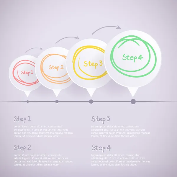 Contexte de conception abstrait. Cadre rond bulle de parole pour infographie . Illustration De Stock