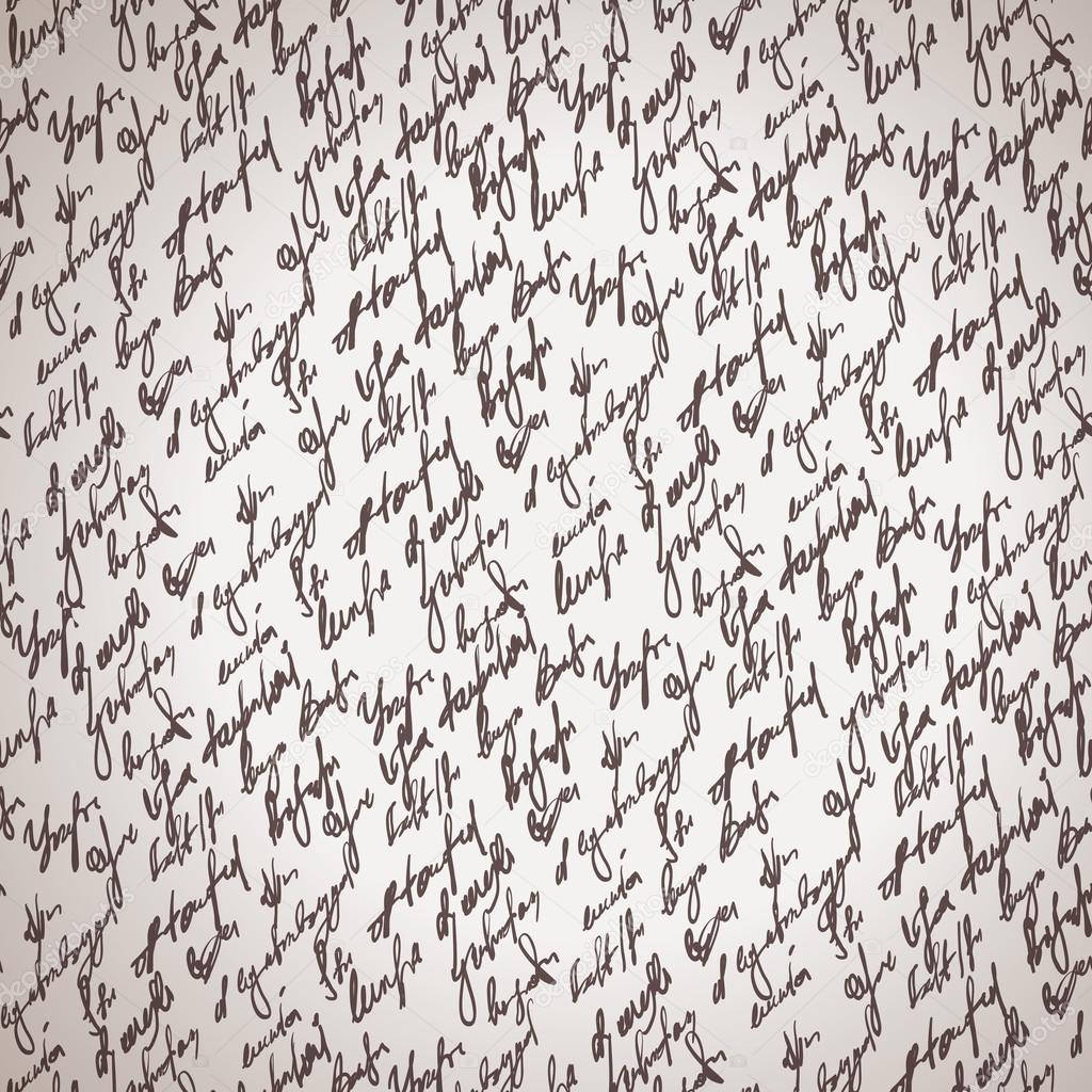 Abstract seamless diagonal hand write pattern