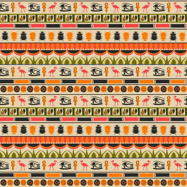 Vector seamless background egyptian ornament — Stock Illustration Vector seamless background egyptian ornament Royalty Free Stock Illustrations