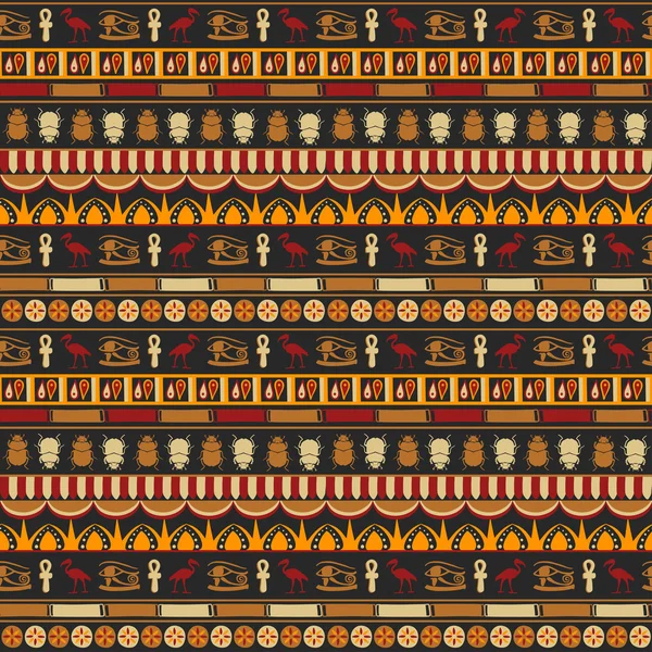 Vector seamless background egyptian ornament — Stock Illustration Vector seamless background egyptian ornament Royalty Free Stock Illustrations