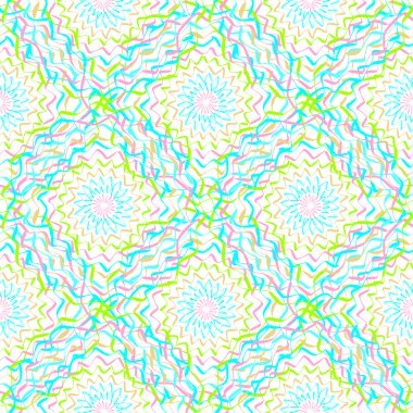 kesintisiz renkli sanatsal desen