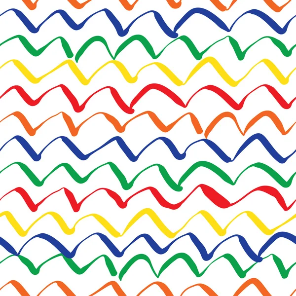 Sömlös färgstarka konstnärliga mönster — Stock vektor