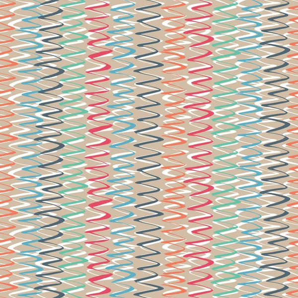 Naadloze kleurrijke artistieke patroon — Stockvector