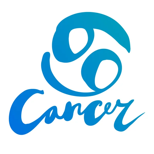 Signe du zodiaque "CANCER " — Image vectorielle