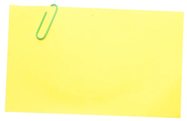 Κίτρινο χαρτί — Φωτογραφία Αρχείου