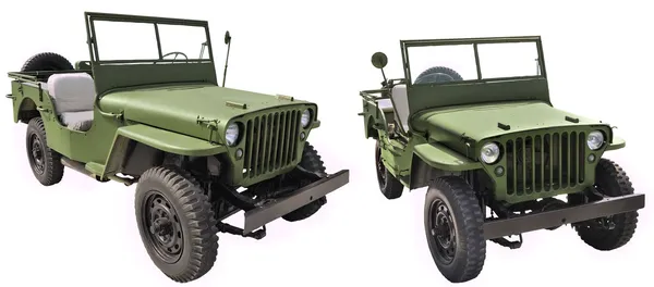 Willys mb - u.s. Armee-Straßenfahrzeug — Stockfoto