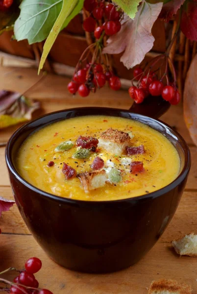 Sopa de abóbora — Fotografia de Stock