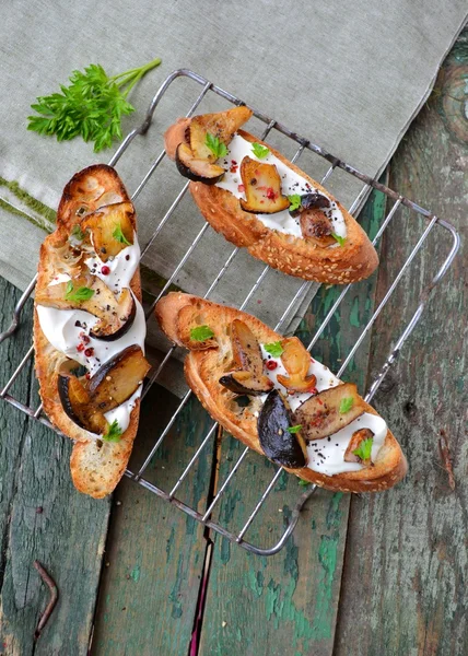 Bruschetta. — Stok fotoğraf