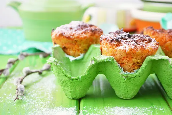Muffins de cenoura — Fotografia de Stock