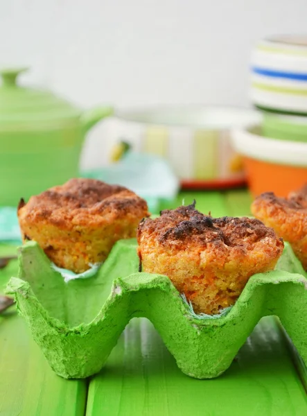 Muffin alla carota — Foto Stock