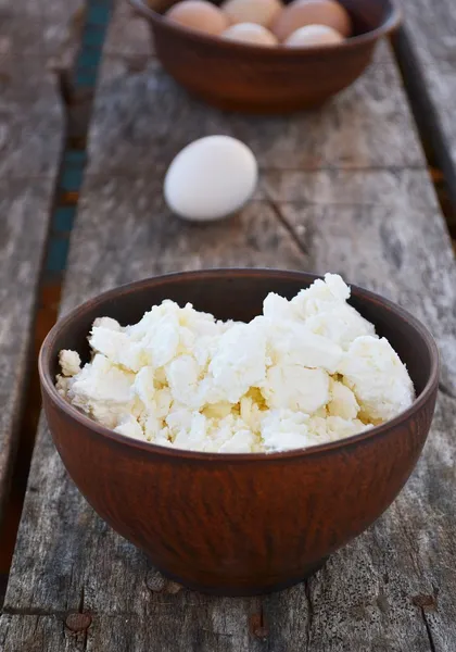 Cottage cheese — Stock Photo, Image