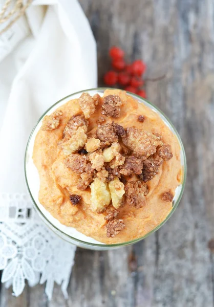 Pumpkin dessert — Stock Photo, Image