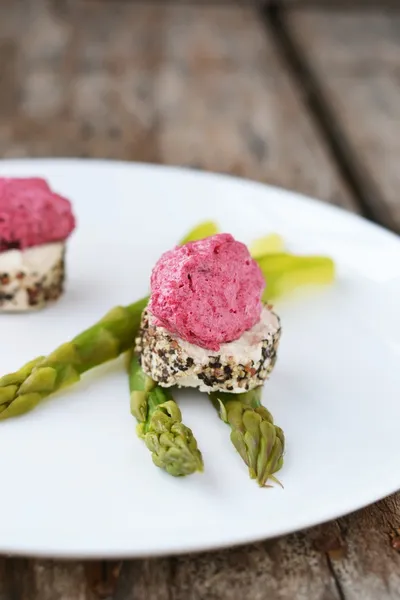 Apéritif au fromage de chèvre — Photo