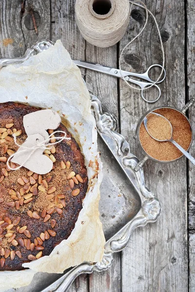 Torta de maçã — Fotografia de Stock