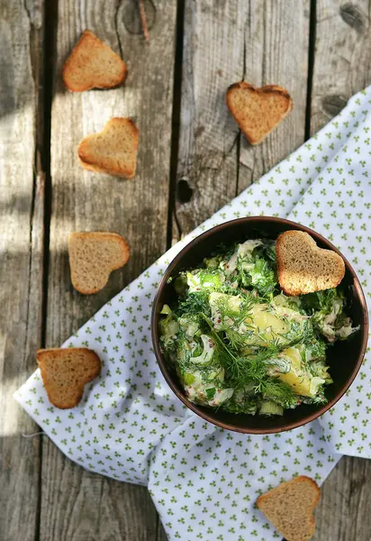 Potato salad — Stock Photo, Image