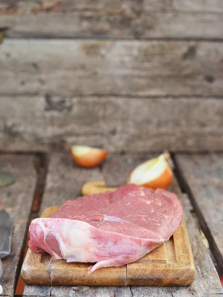 Carne de peral cruda — Foto de Stock