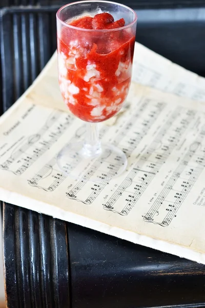 Strawberry risotto — Stockfoto