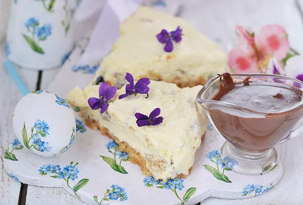 Osterkäsekuchen. — Stockfoto