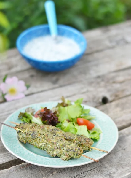 Brocheta chiken — Foto de Stock