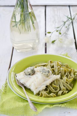 morina fileto ve makarna