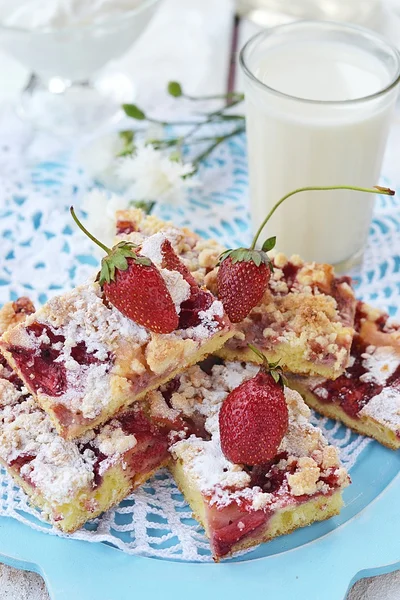 Tarte aux fraises — Photo