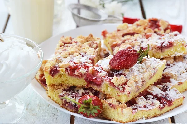 Tarta de fresa — Foto de Stock