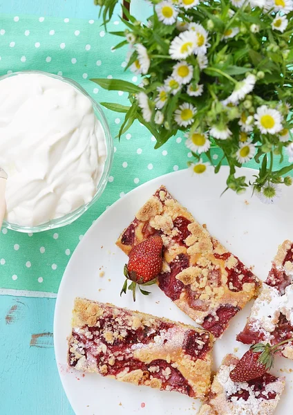 Torta di fragole — Foto Stock