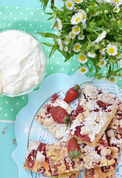 Strawberry pie — Stock Photo, Image