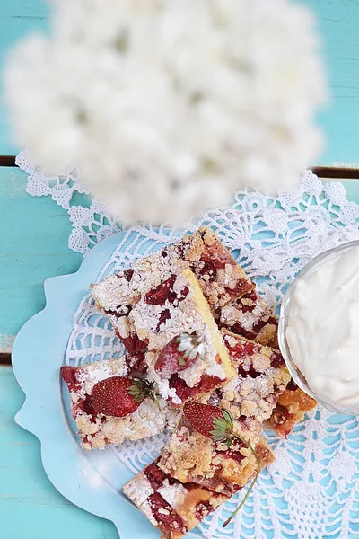 Strawberry pie — Stock Photo, Image