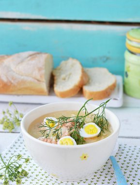 yumurta ile balık çorbası