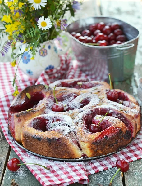 Tarta de cereza — Foto de Stock