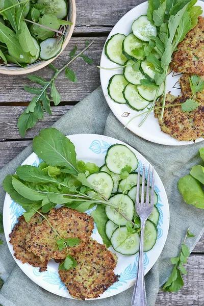 Quinoa pannkakor — Stockfoto