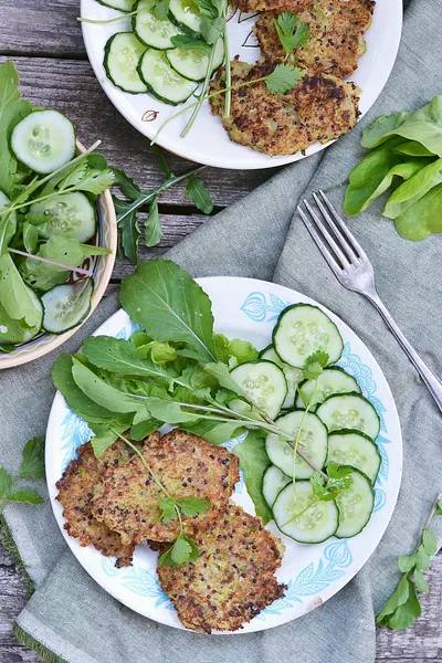 Quinoa pancakes — Stock Photo, Image