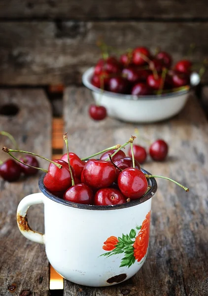 Bagas de cereja doce — Fotografia de Stock