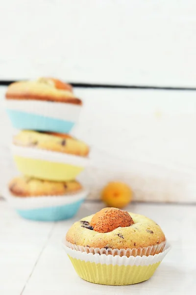 Muffins de albaricoque . — Foto de Stock