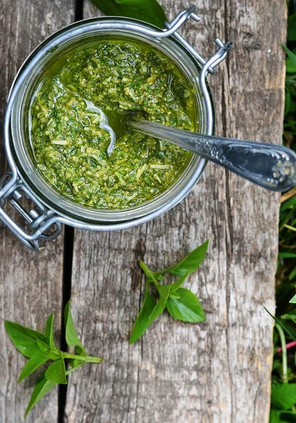 Au pesto — Photo