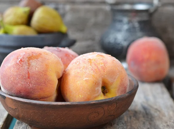 Peaches.Fruits — Zdjęcie stockowe