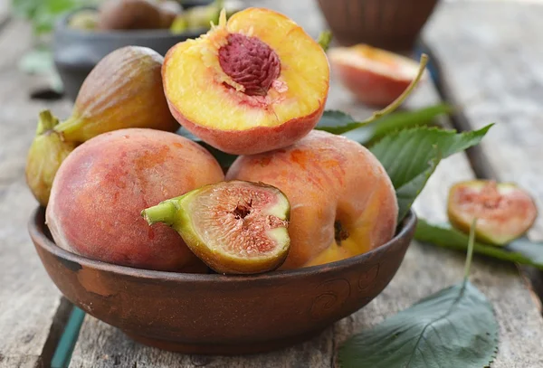 Peaches.Fruits — Stockfoto