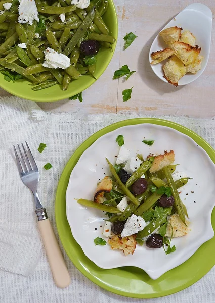 Salade de haricots verts — Photo