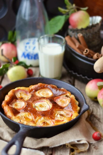 Rustik elma pasta — Stok fotoğraf