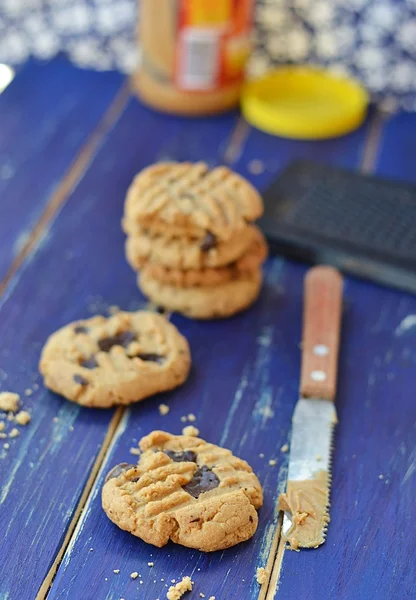 ピーナッツ バターのクッキー — ストック写真