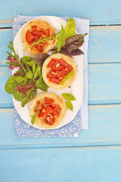 Zeleninová tartlet — Stock fotografie