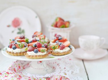 tartlets yaz meyveleri