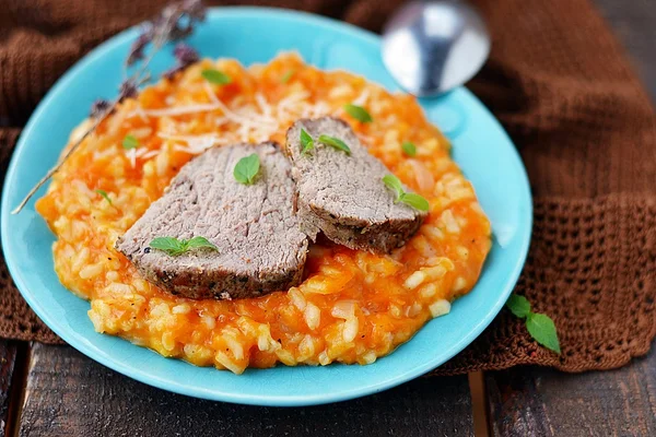 Risotto de calabaza — Foto de Stock