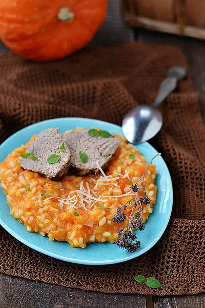 Risotto de calabaza — Foto de Stock