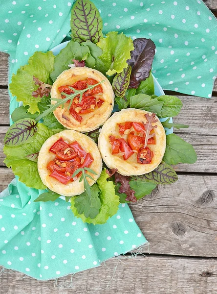 Zeleninová tartlet — Stock fotografie