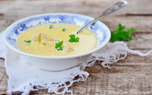 Sopa de frango — Fotografia de Stock