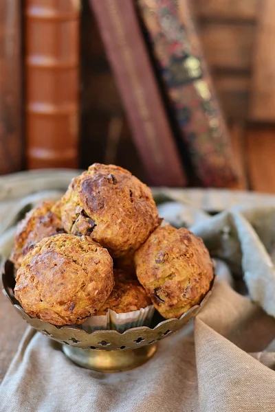 Muffiny marchewkowe z syropem klonowym — Zdjęcie stockowe